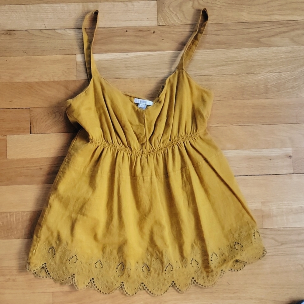 J.Crew Camisole Sleeveless Embroidered Blouse